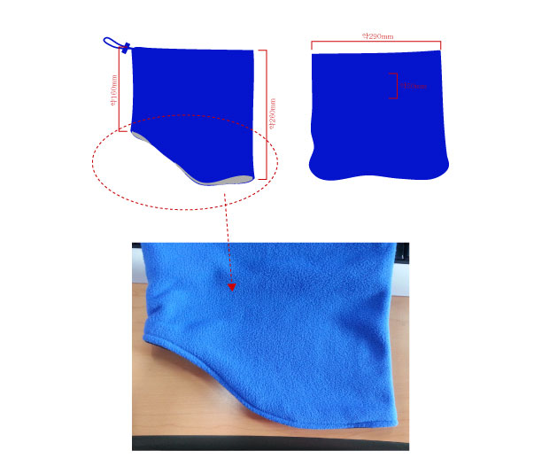 ★오더상품★ 이중양면 넥워머 *최소구매수량 100개